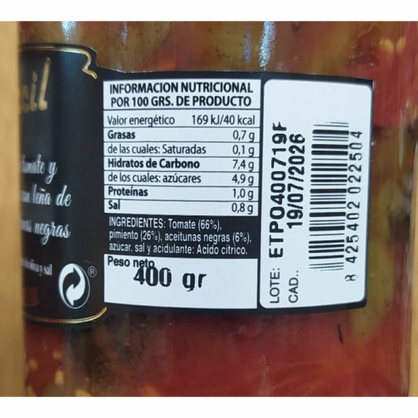 Ensalada de tomate y pimiento asado - Imagen 2